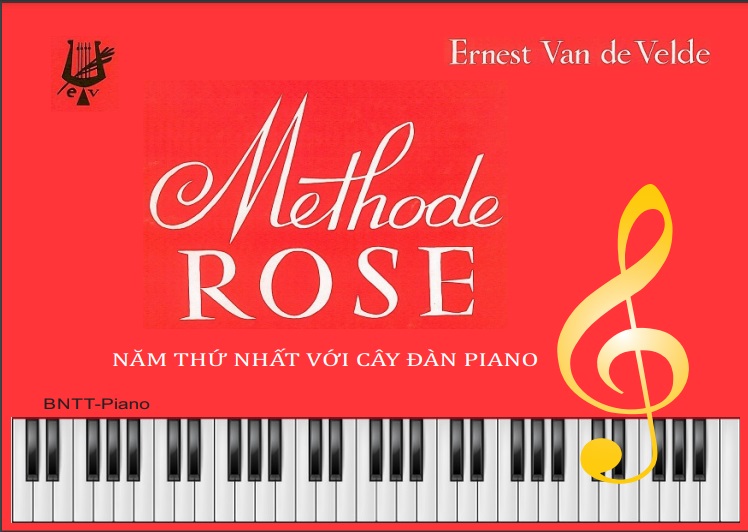 Sách Methode Rose tiếng Việt PDF Sách học piano cho người mới bắt đầu