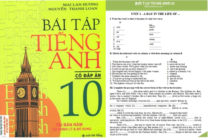 Bài Tập Tiếng Anh Lớp 10 Mai Lan Hương Có Đáp Án Pdf - Đào Tạo Thương Mại  Điện Tử