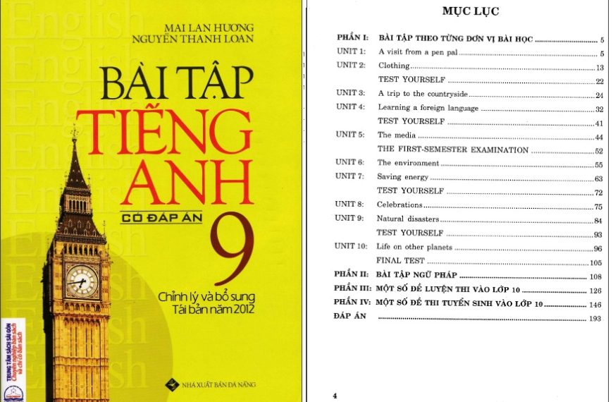Đáp án bài tập tiếng Anh Mai Lan Hương lớp 9 PDF
