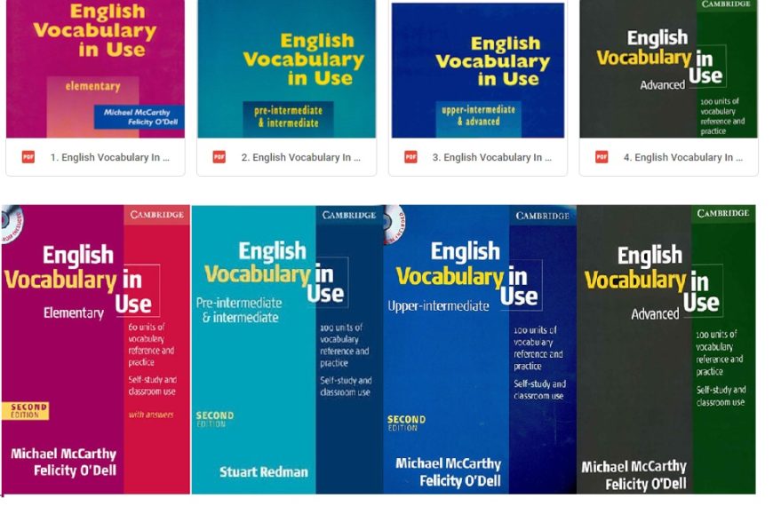 Tải bộ sách học từ vựng English Vocabulary In Use PDF